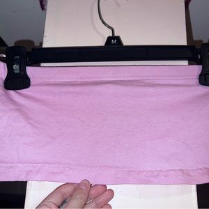 Pink tube top